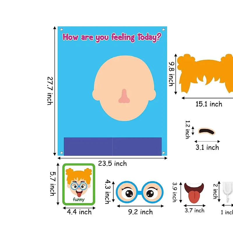 Jogo de Expressão Facial Montessori